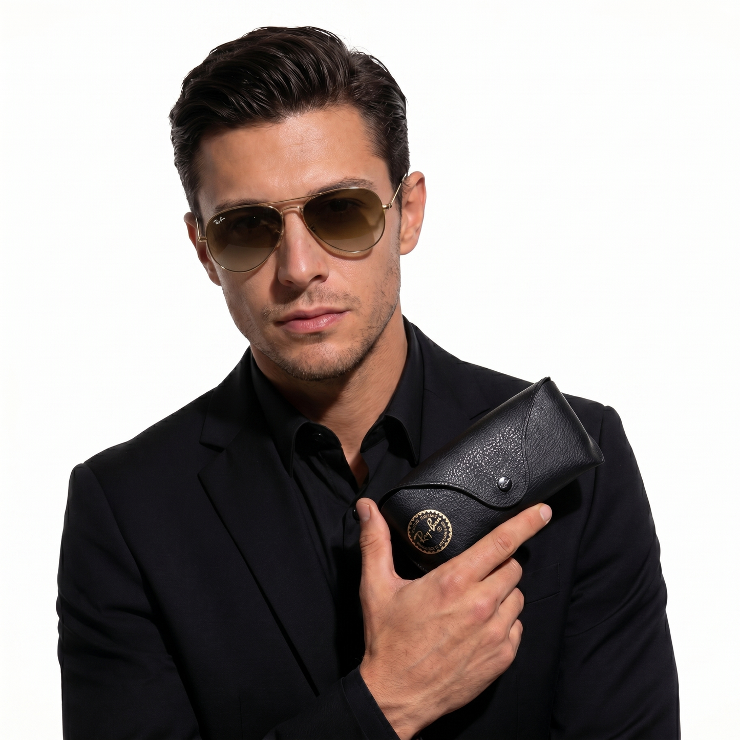 Ray-Ban Aviator Gold 100% Uv Protection
